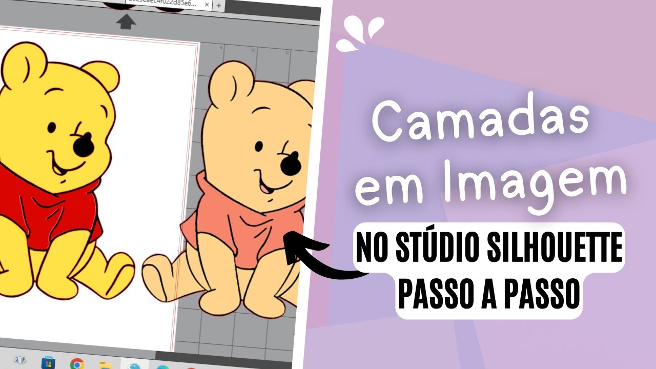 COMO TRANSFORMAR UMA IMAGEM EM CAMADAS NO STÚDIO SILHOUETTE | Passo a Passo | Fácil e prático
