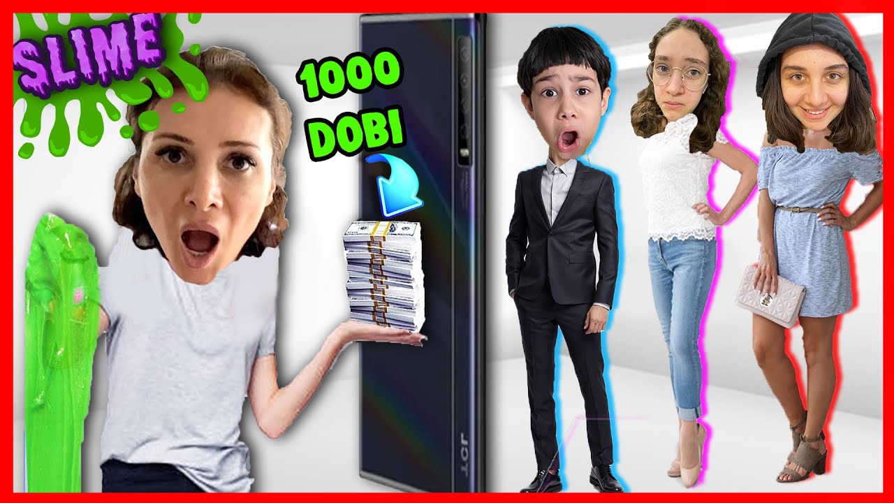 PARAVANLI ÖDÜLLÜ SLİME CHALLENGE! ÇEKİŞMELİ YARIŞMADA EN ÇOK PARAYI KİM KAZANACAK! Bidünya Oyuncak