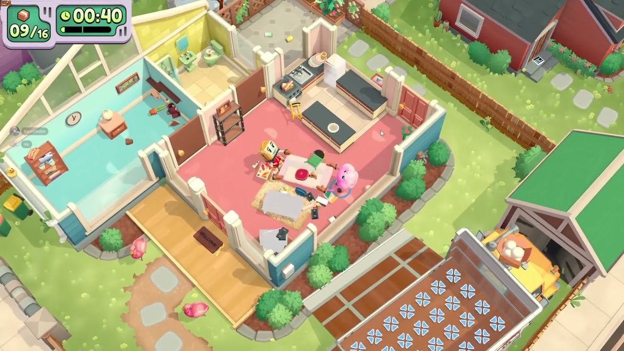 Moving Out 2 Speedrun Billie's Bungalow 2 player 1:23