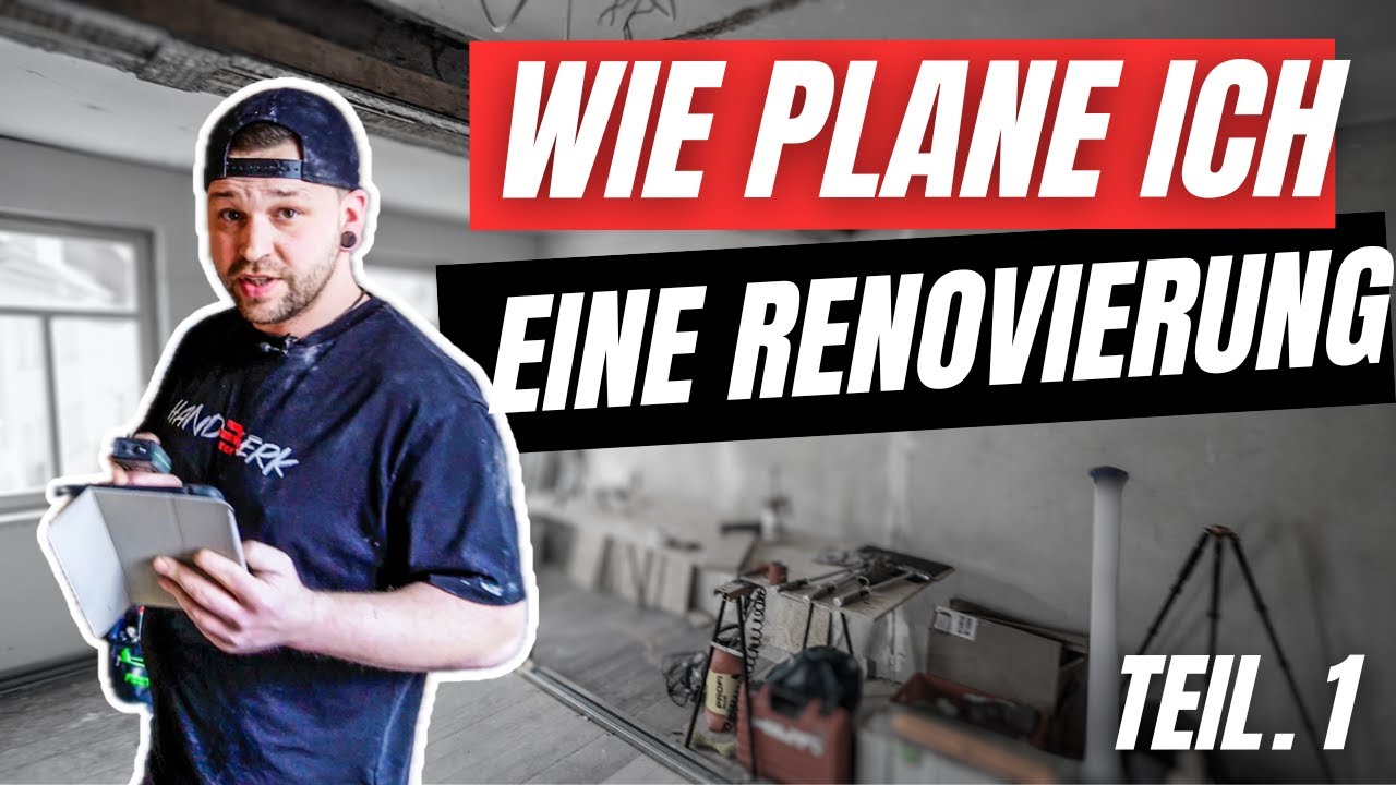 Reihenfolge der Gewerke ⎜Teil 1 der Serie 🤩