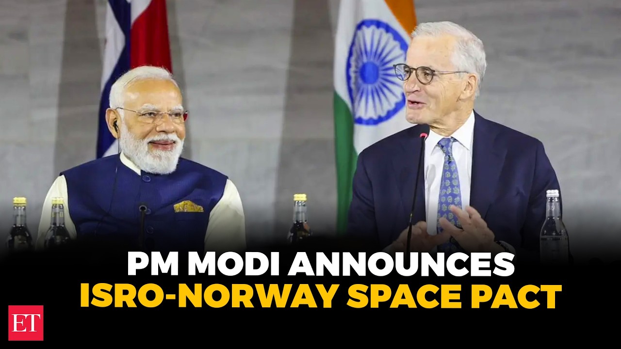PM Modi announces ISRO-Norway space pact in Oslo; focus on climate change, fragile ecosystems