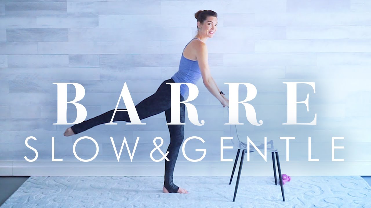 Senior & Beginner Workout - Slow and Gentle Barre