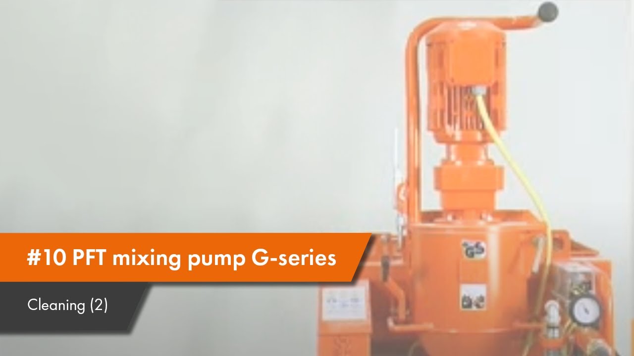 PFT mixing pump G-series #10 - Cleaning (2)