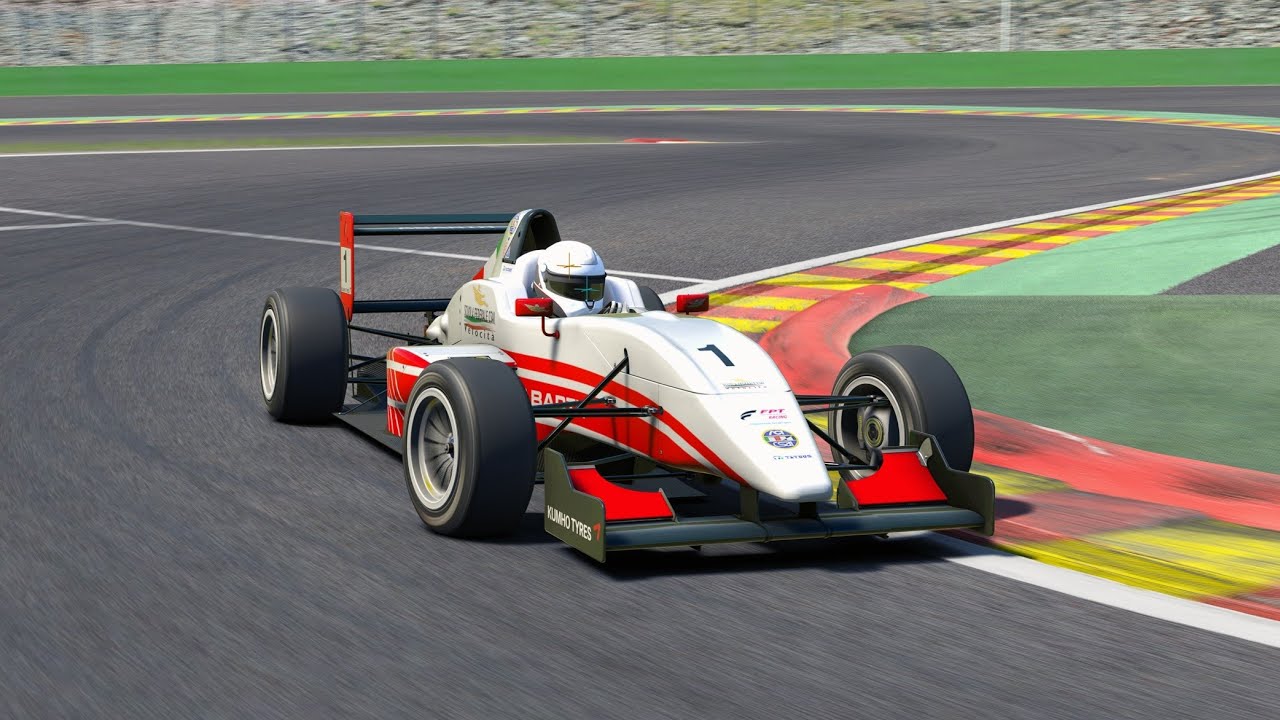 2:18.979 Spa hotlap Tatuus FA01