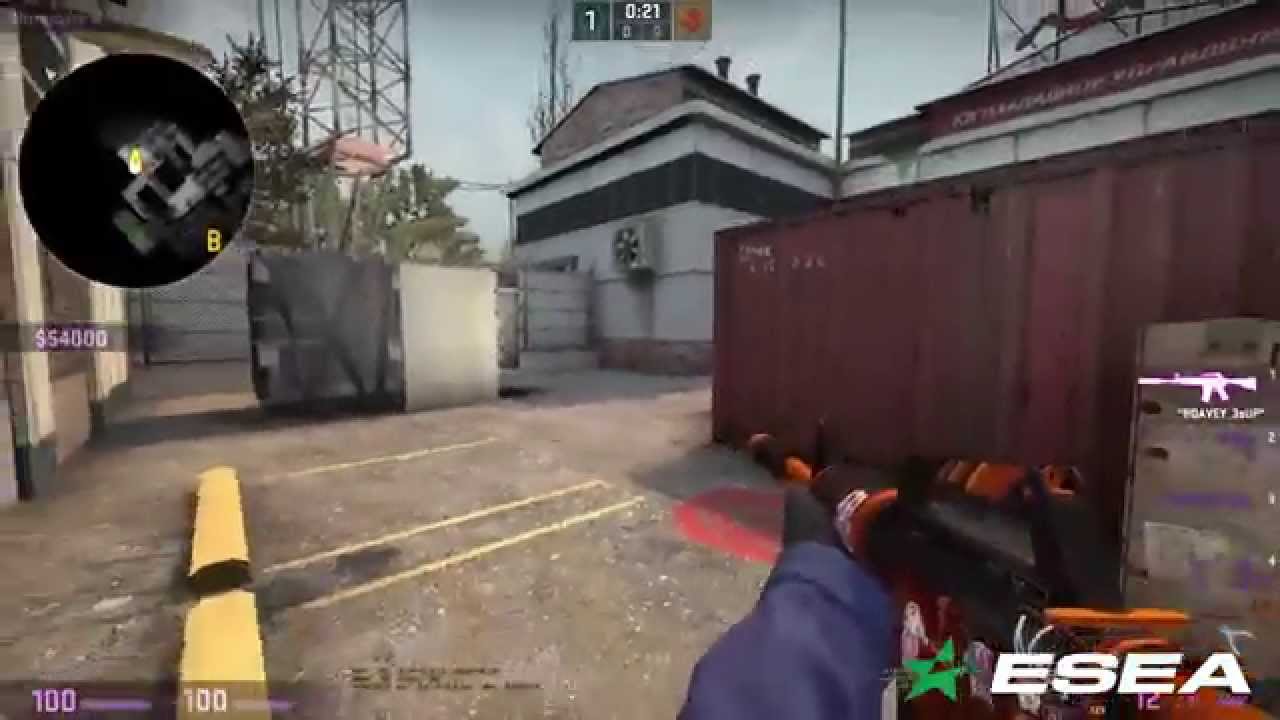 CS: GO Pro Tips & Tricks - How to Hold de_cache Bombiste A as Counter-Terrorist - DAVEY
