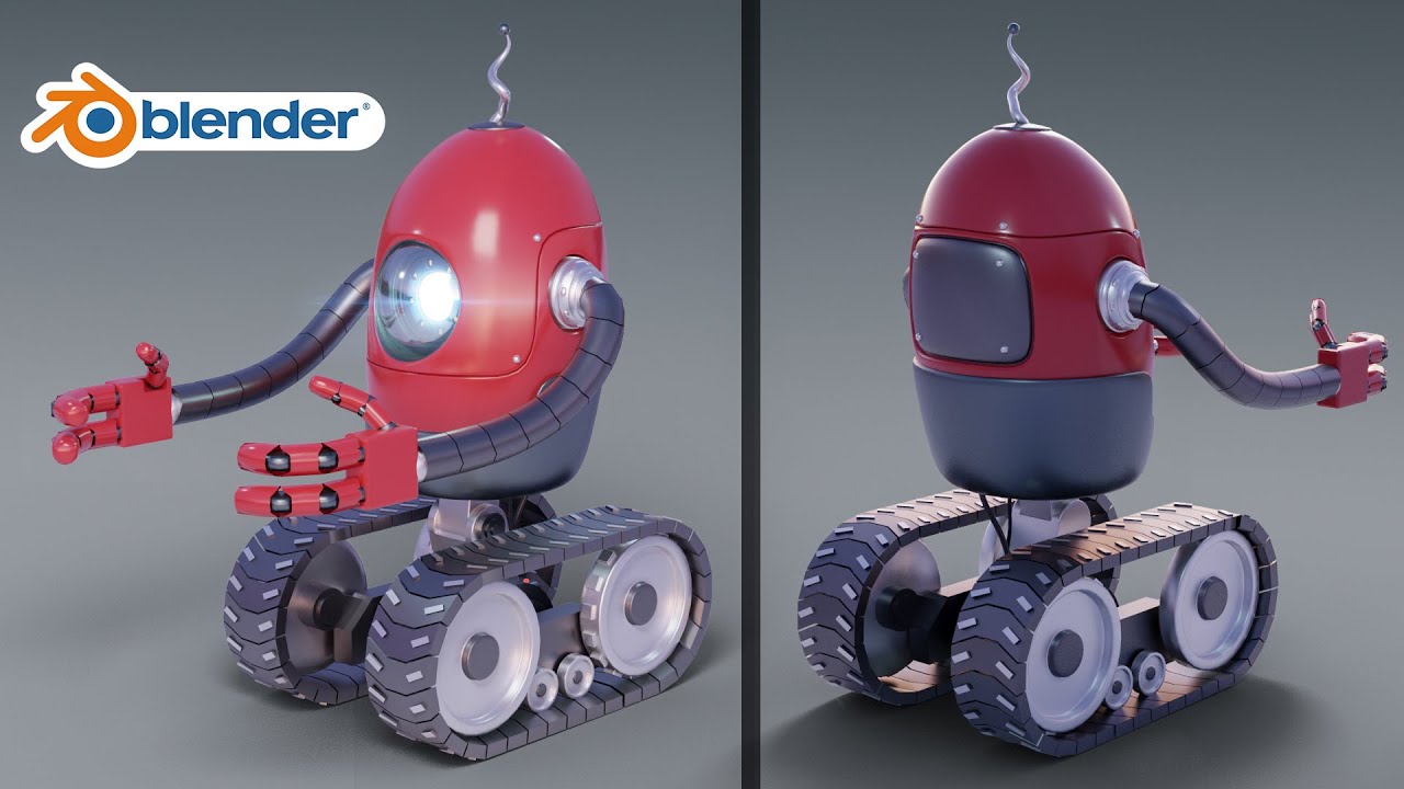 Modelado Hard Surface en Blender Timelapse