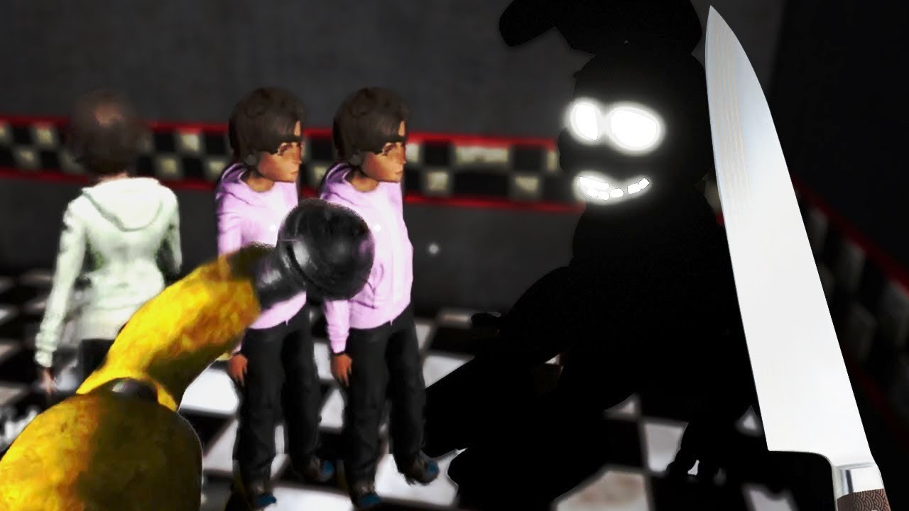 ALS GOLDEN FREDDY spielen und KINDER entf&uuml;hren | FNAF Killer in Purple
