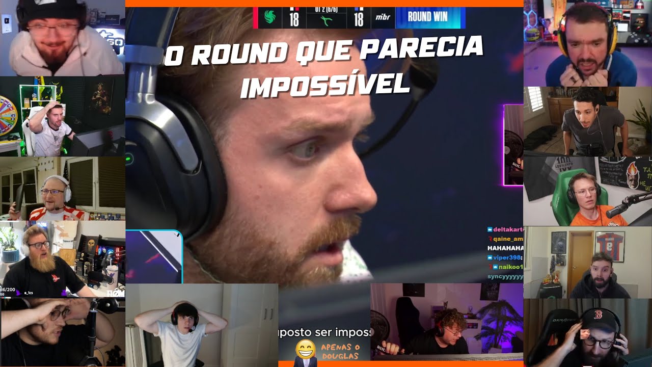 [LEGENDADO] REAÇÃO DOS STREAMERS GRINGOS AO 3V5 IMPOSSÍVEL DA MIBR - BLAST AUSTIN MAJOR