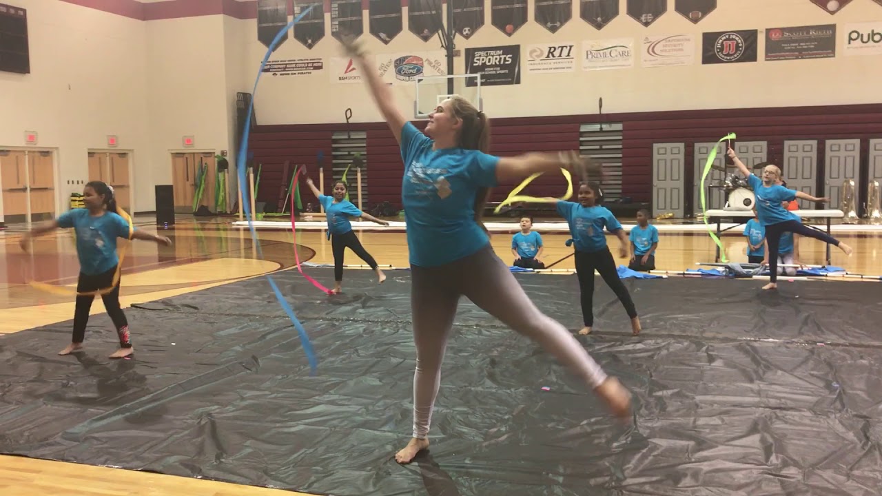 Abel Elementary Color Guard - BRHS Spring Show 2018