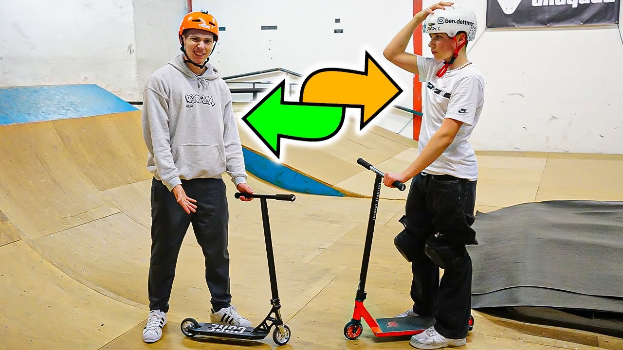 Für 1 Tag lang Scooter Tauschen! (Street VS Park)