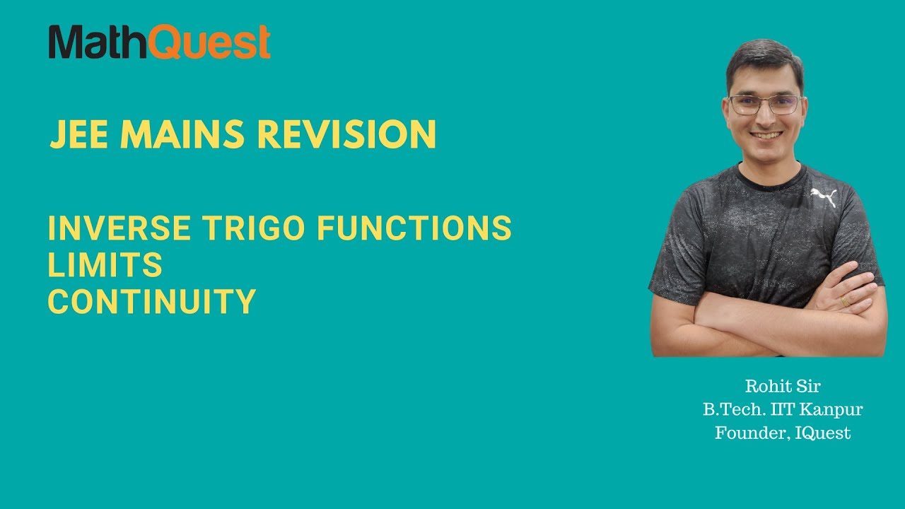 JEE Mains Revision - Limits, ITF, Continuity