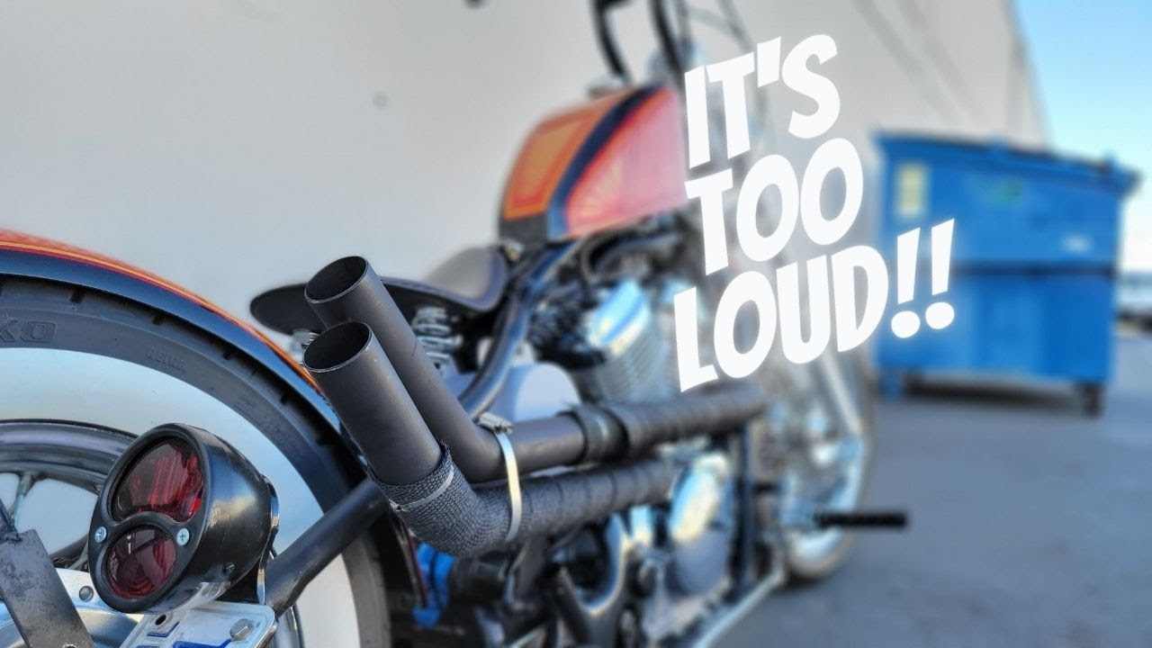 New Custom Exhaust for the Shadow