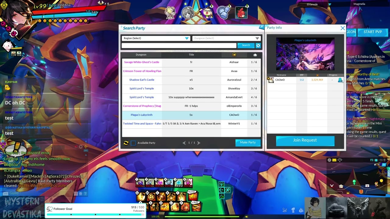 [Elsword INT] Weekly reset #4th time dc (VOD)