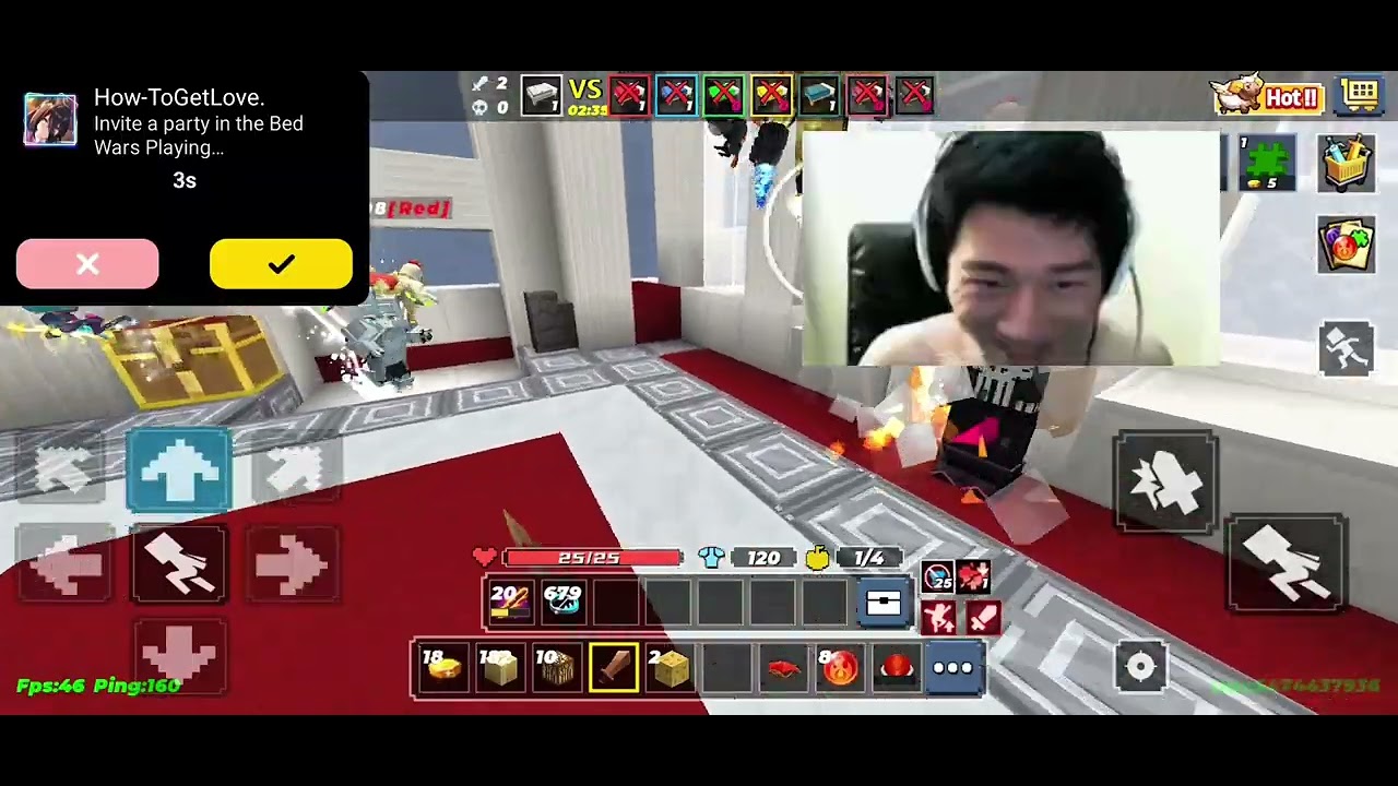 Bedwars but Knockback only!