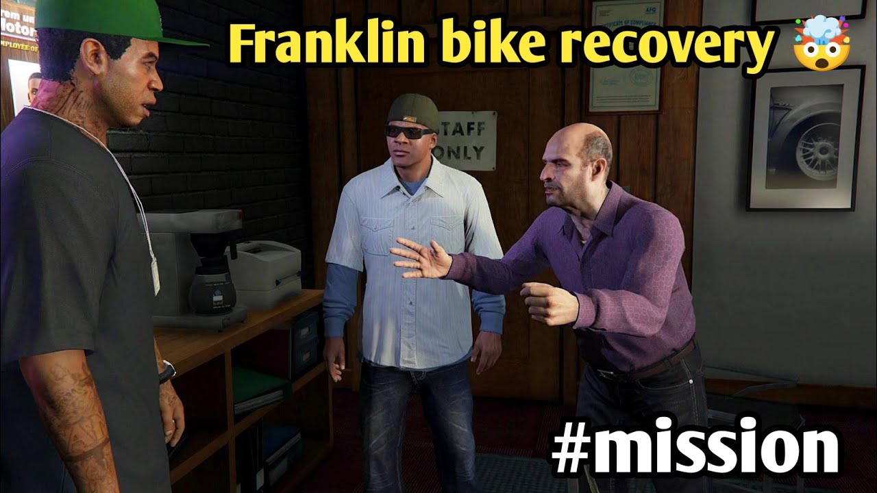  GTA 5 | franklin bike mission recovery GTA V | #gta #mission 