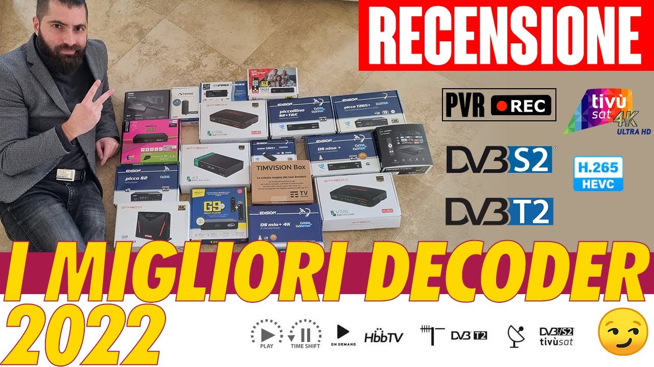 La TV non si vede? Guida alla scelta Decoder digitale terrestre dvb t2 o del decoder TVSAT 2022