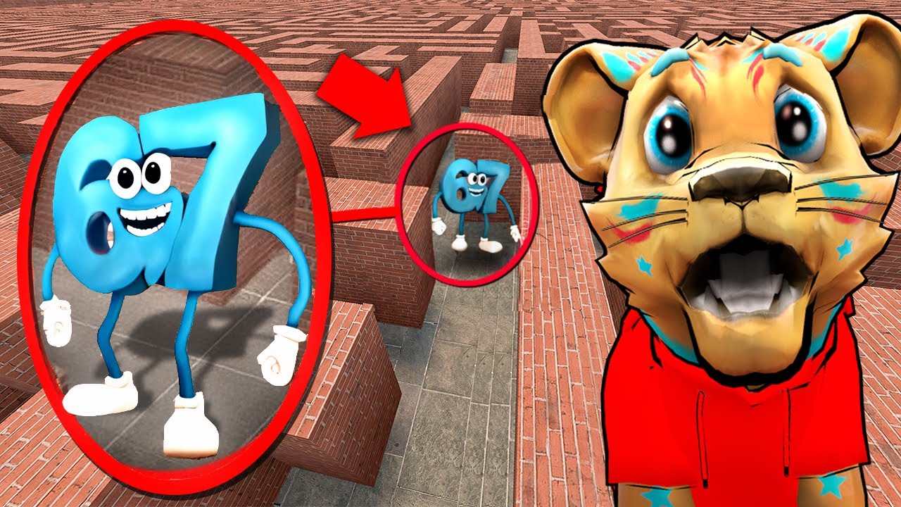 SIX SEVEN 67 IN A MAZE... (Gmod Sandbox)
