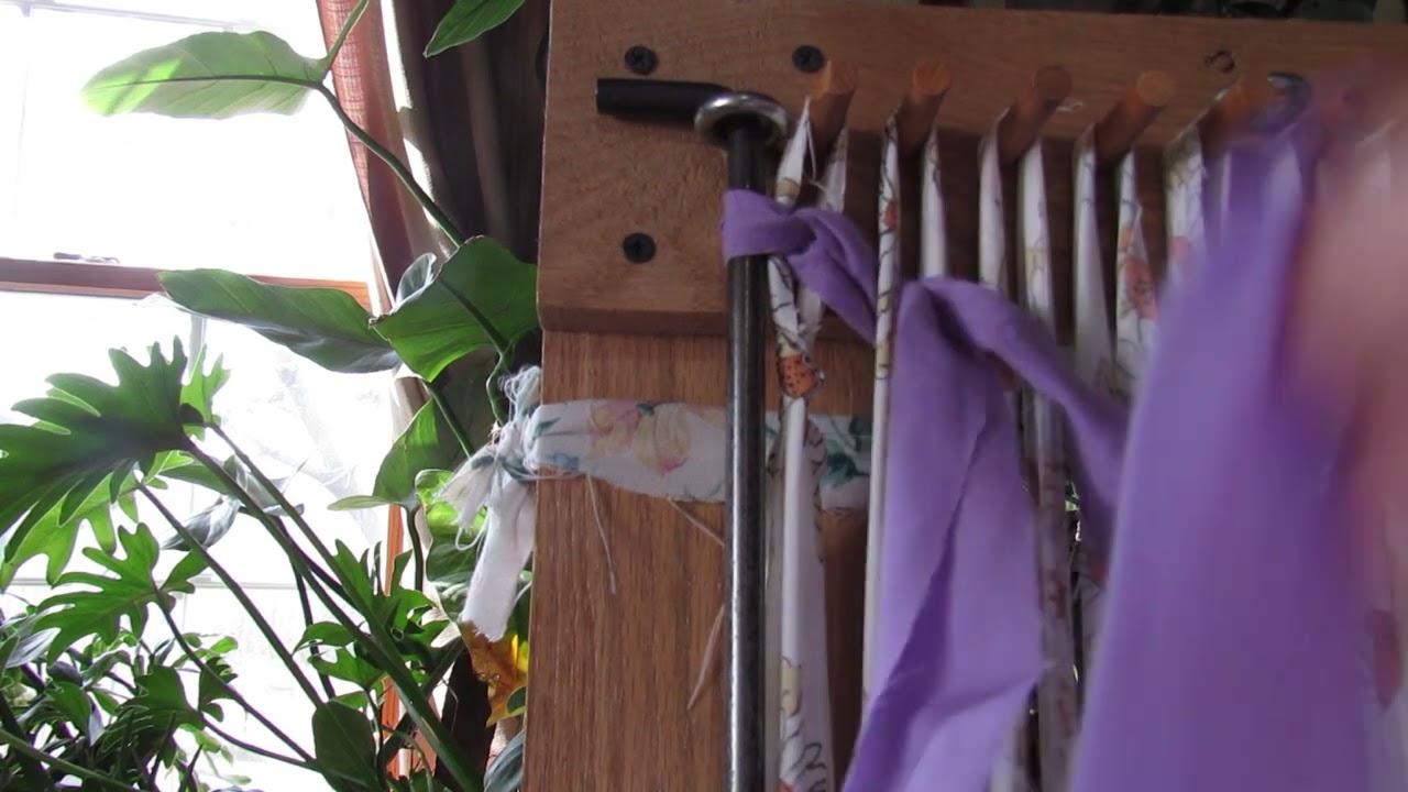 How to Begin a Plain Weave Rug on a Twining Loom