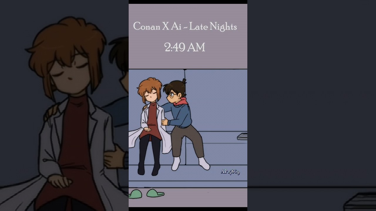 Good Night~ ❤️&zwj;🩹💗 #coai #ai #haibara #conan #edit #animation #creditgoestoowner #animeplanet4869