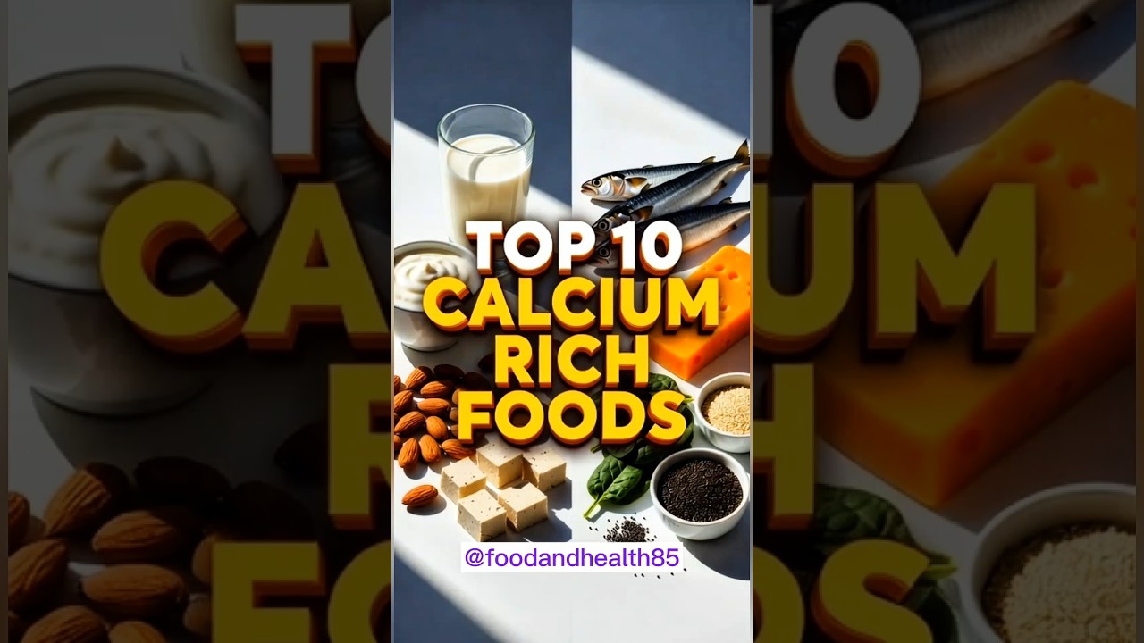 Top Calcium-Rich Foods per 100 g | Foods for Strong Bones 
