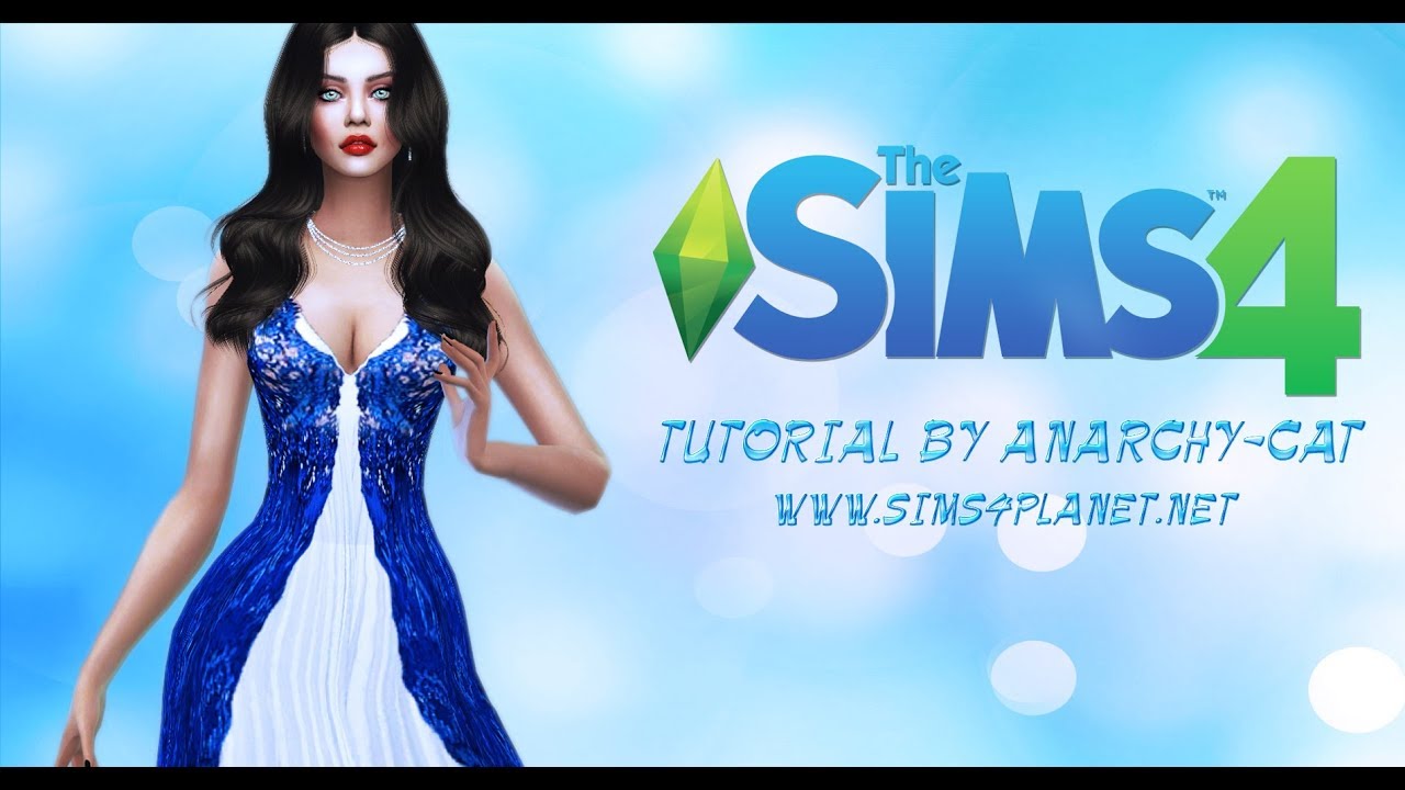 The Sims 4: Создаем пышное платье