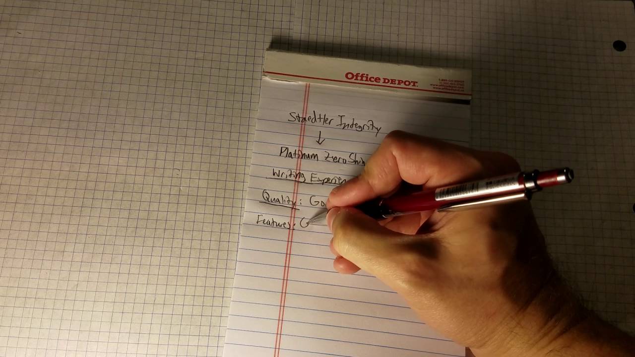 Platinum Zero Shin Mechanical Pencil Review