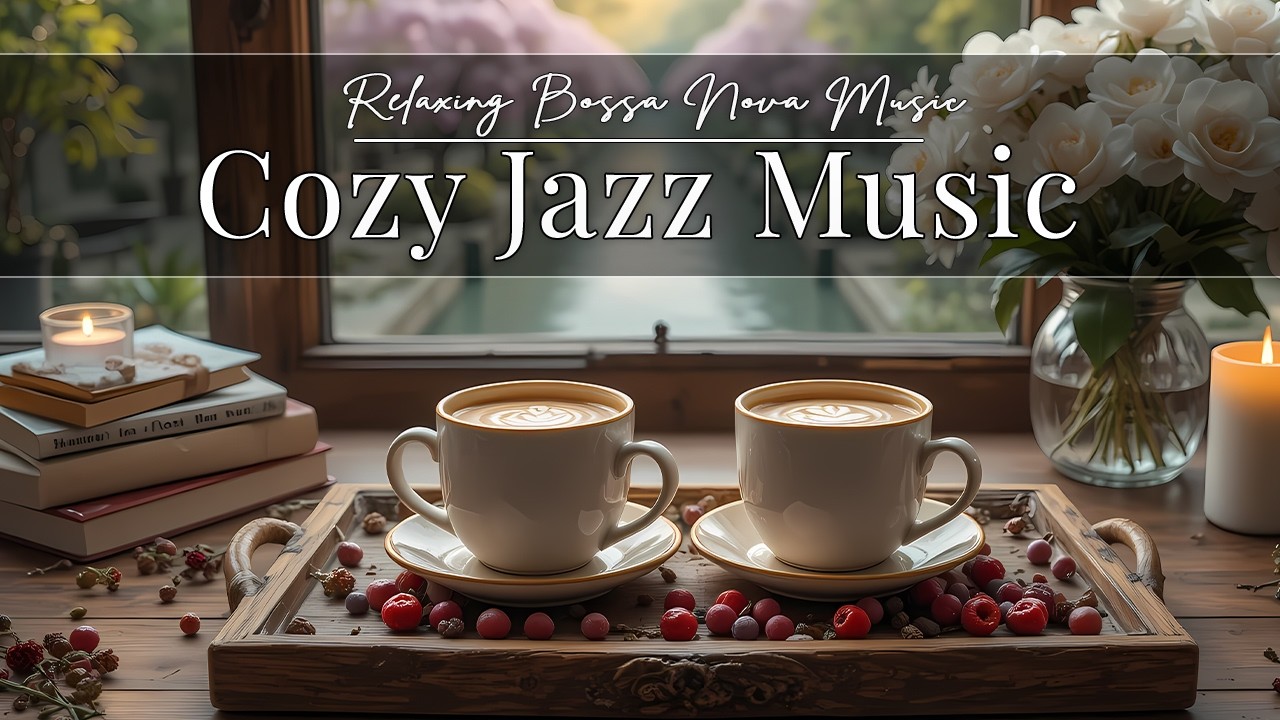 [Spring Coffee Jazz] ☕ Positive Energy Jazz Piano & Smooth Bossa Nova for a Great Mood