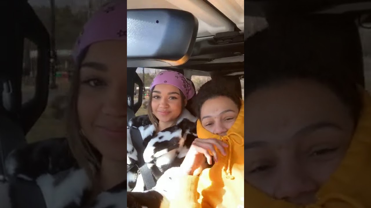 Outer Banks Madison Bailey Instagram Live ft her Girlfriend | 02-07-2021