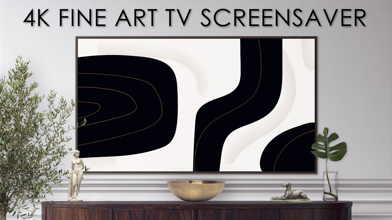 TV Art Screensaver Modern Art | Line Art | Vintage Art TV Background | 4K Fine Art for your TV