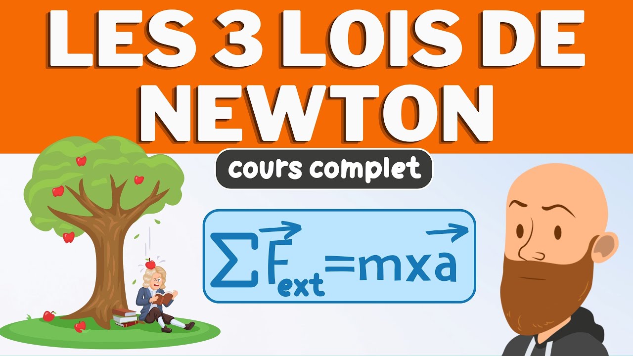 Les 3 lois de Newton - cours de lycée