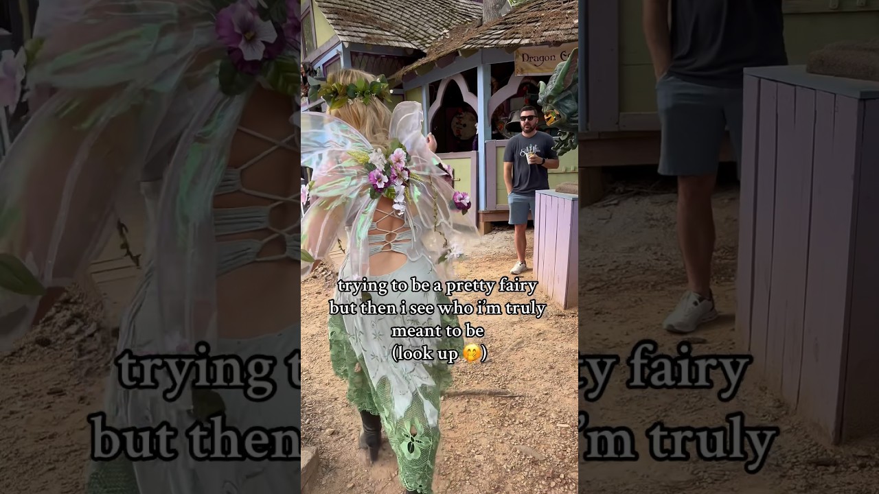 today a 🧚 tomorrow a 🧙🏼 #cosplay #fairy #renaissancefaire #fairycore #festival