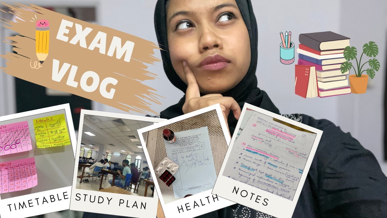 Central University exam vlog|Jamia Millia Islamia|MA Psychology|Study Plan|Fever and Exams