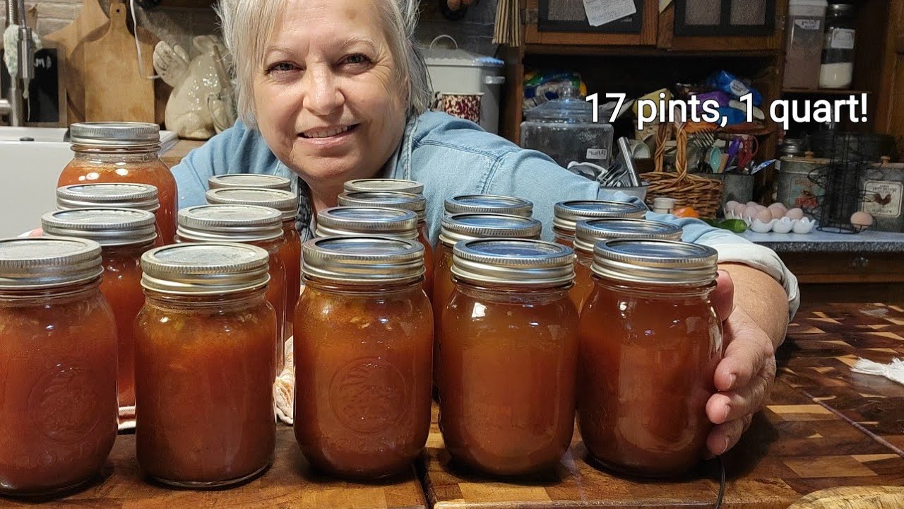 Мой рецепт консервированного томатного сока. Просто и вкусно!