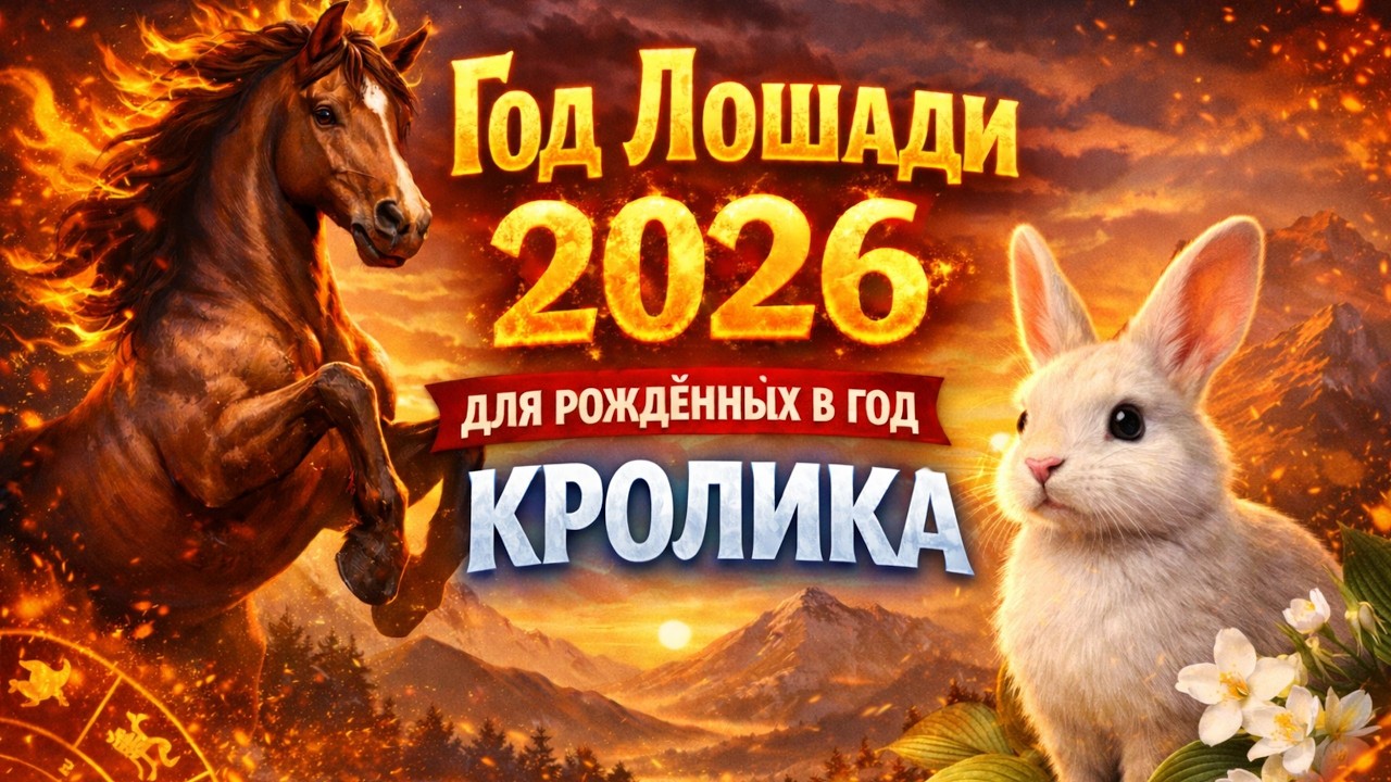2026: Год Лошади для КРОЛИКА — деньги, любовь, работа
