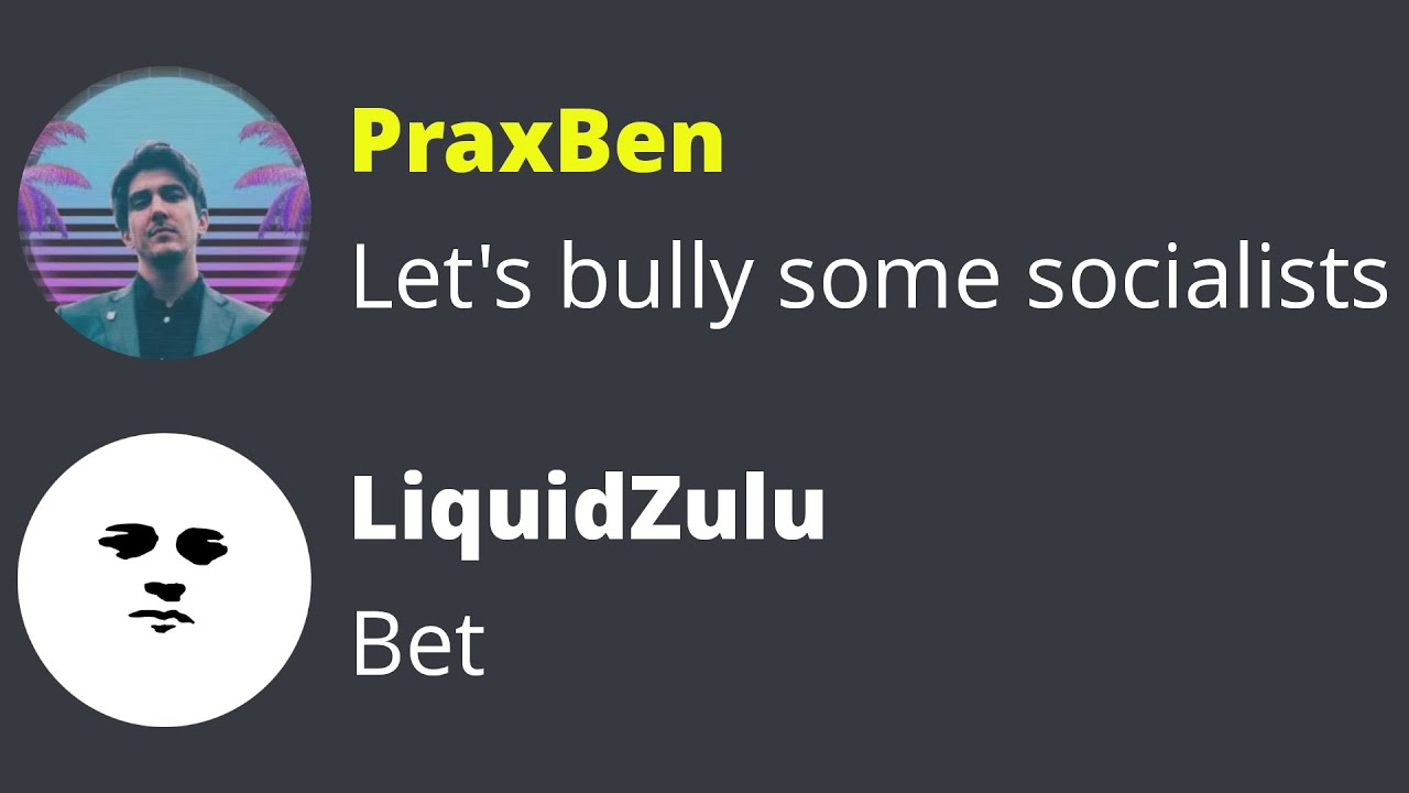 debating on a socialist podcast w/ praxben