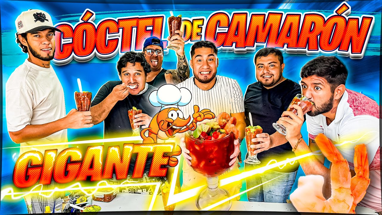 HACEMOS UN CÓCTEL DE CAMARÓN GIGANTE 🍤🍹
