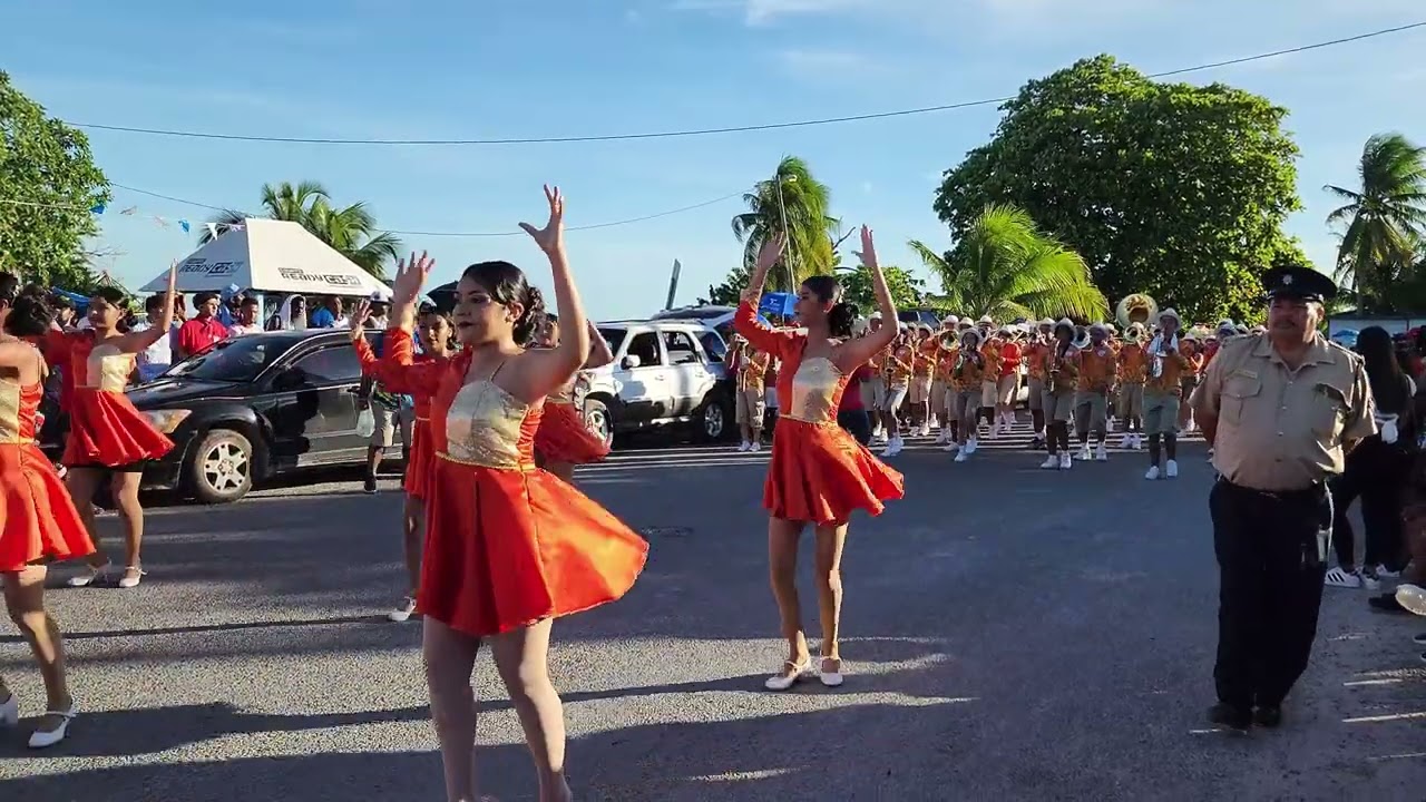 Corozal Community College Marching Band- 1st Avenue - 2024 Carnival