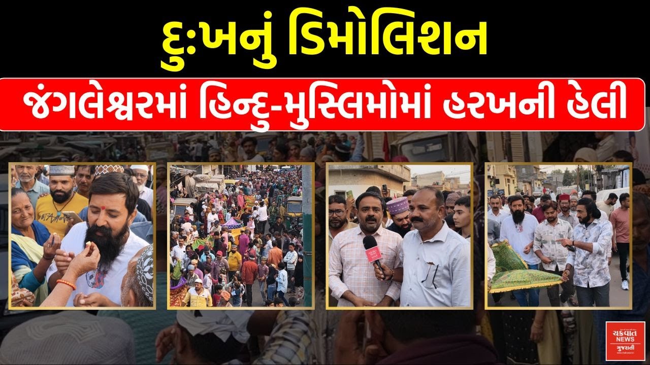 જંગલેશ્વરે આપ્યો આખા ગુજરાતને મોટો સંદેશ, હાઈકોર્ટની રોક બાદ દિવાળી-ઈદનો માહોલ Jangleshwar