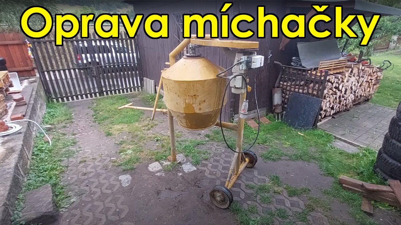 Míchačka na beton OPRAVA