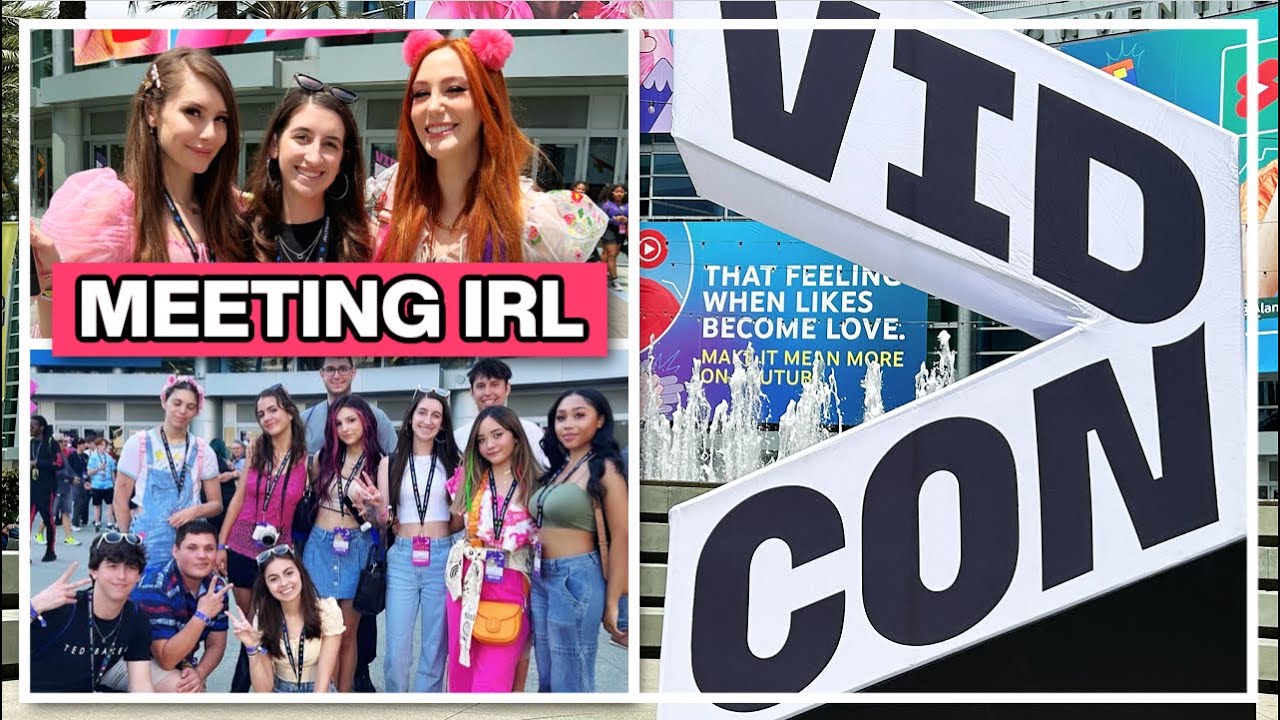 Meeting ROBLOX YouTubers IRL! *VIDCON VLOG* 2023