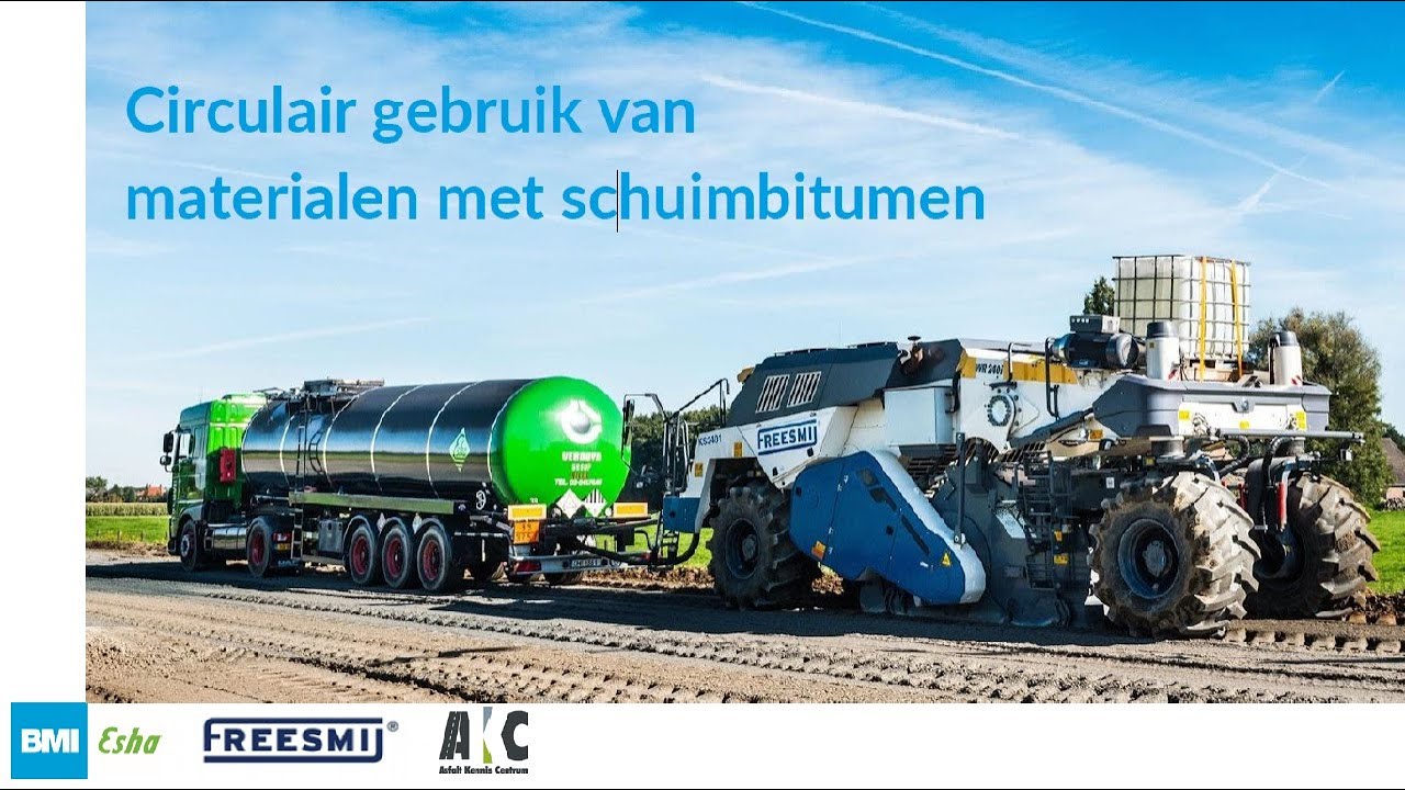 Schuimbitumen en circulair gebruik van materialen - Webinar BMI Esha 26-03-2021