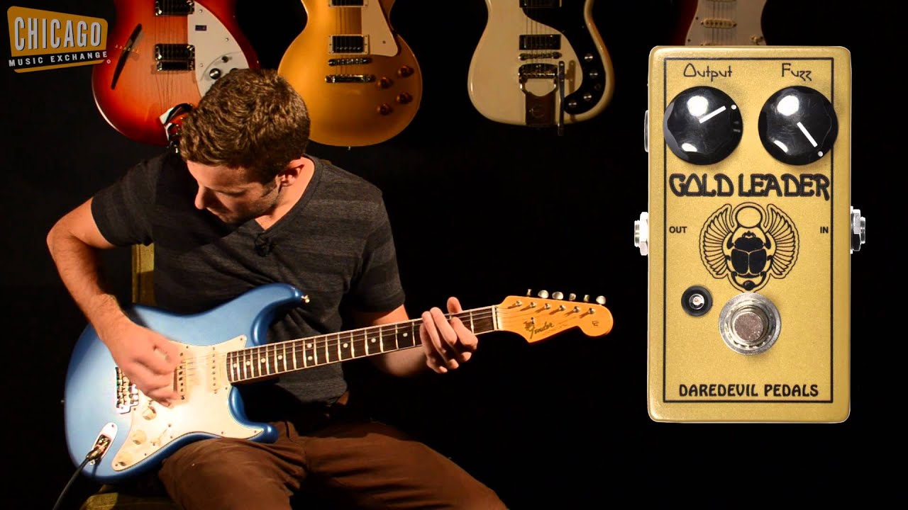 Daredevil Gold Leader Fuzz Pedal | CME Gear Demo | Joel Bauman