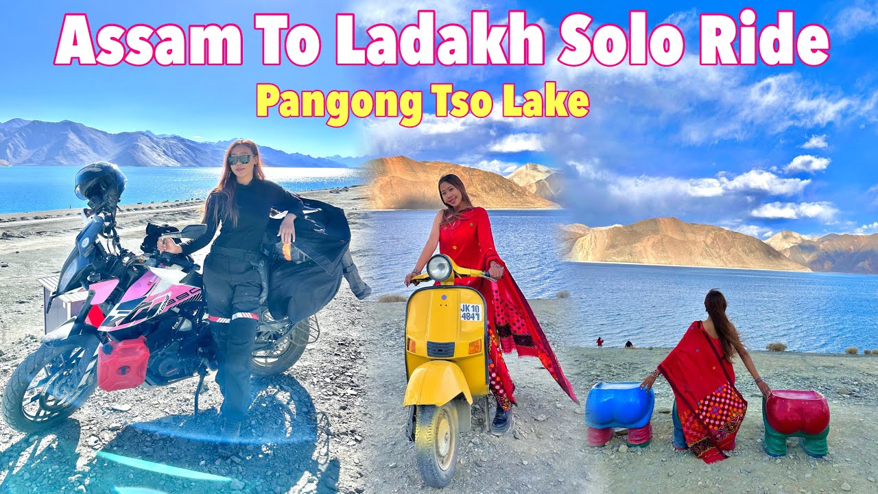 Episode-20|| Pangong Tso Lake Paunchne Se Pehle Haalat Kharab😰|| Assam To Ladakh Solo Ride