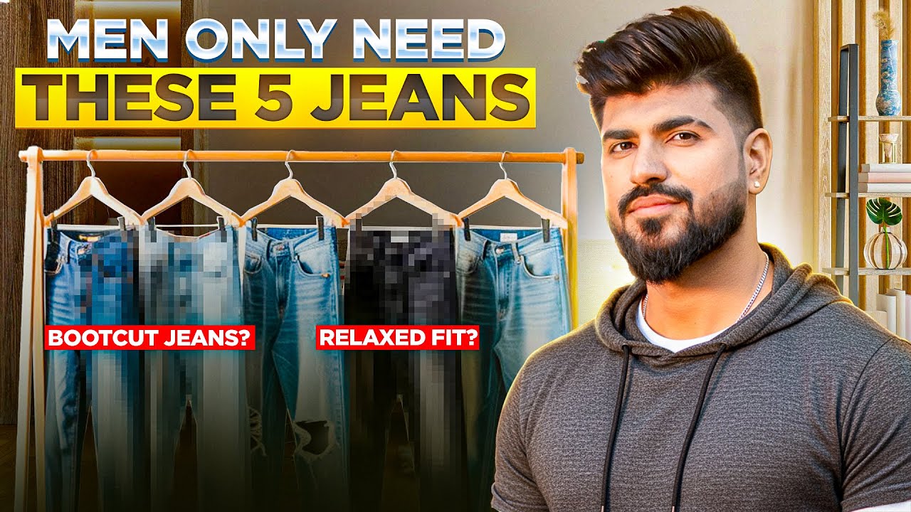 5 BEST Jeans Fits for Men in 2025 Every Guy Should Own | Relaxed, Straight, Boot Cut | Sahil Gera