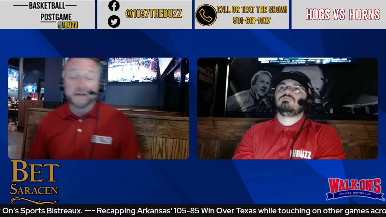 The Bet Saracen Basketball Postgame show with Wess Moore and Christian Weaver is LIVE from Walk Ons!