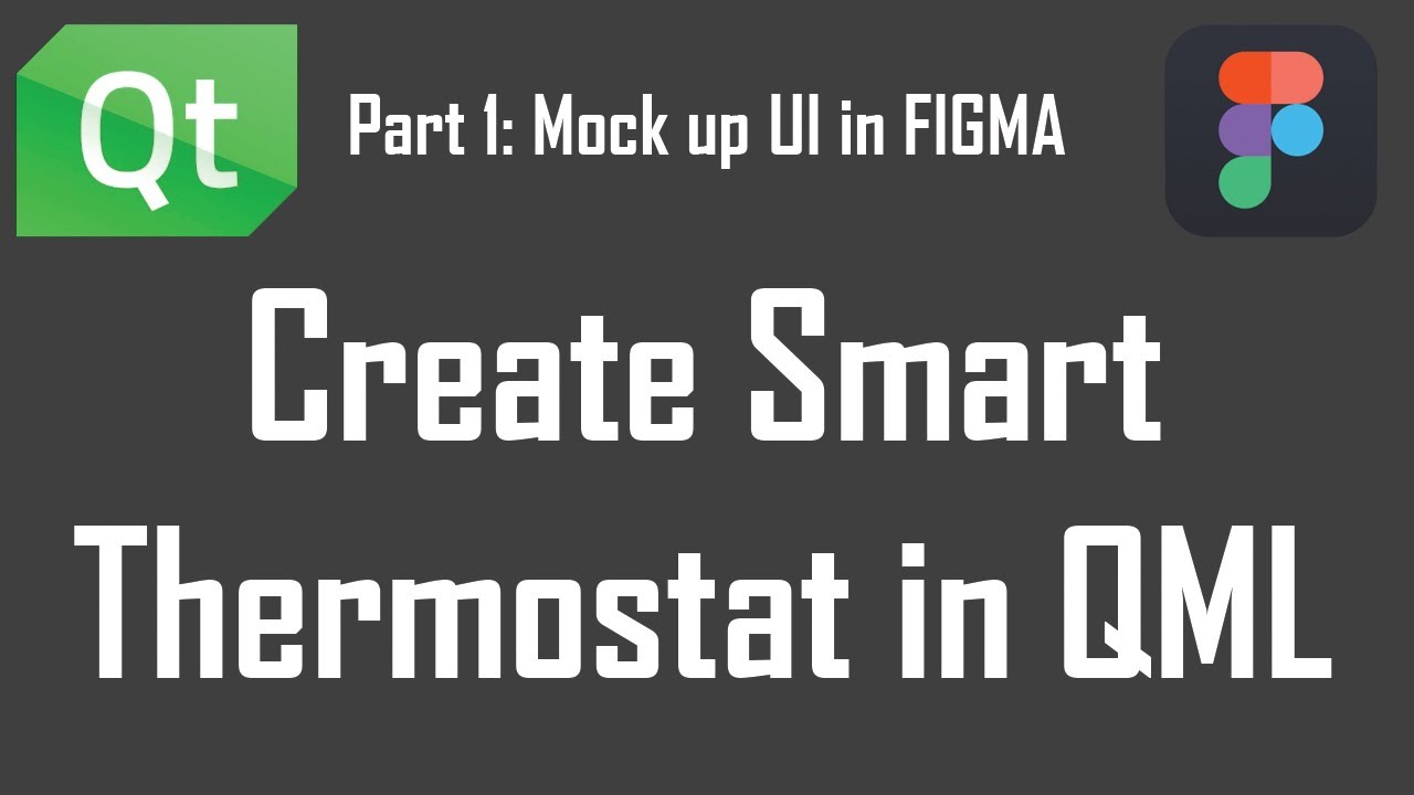 Smart Thermostat UI in QML Part 1: UI Mockup
