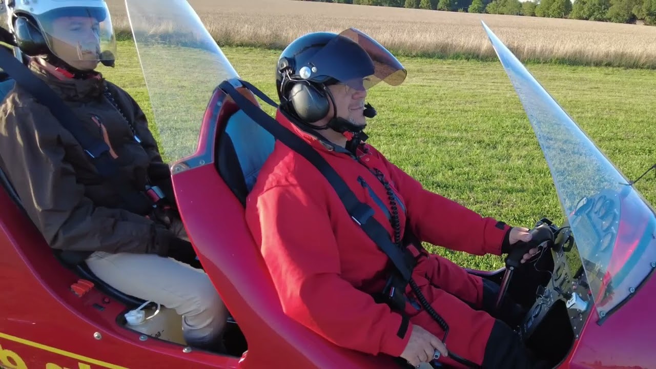 Mit dem Gyrocopter fliegen