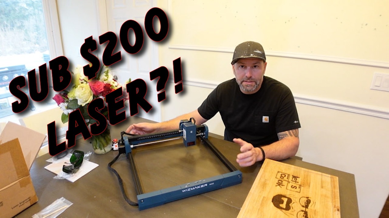 From Box to Finished Cutting Board — Wizmaker Wand Laser Engraver