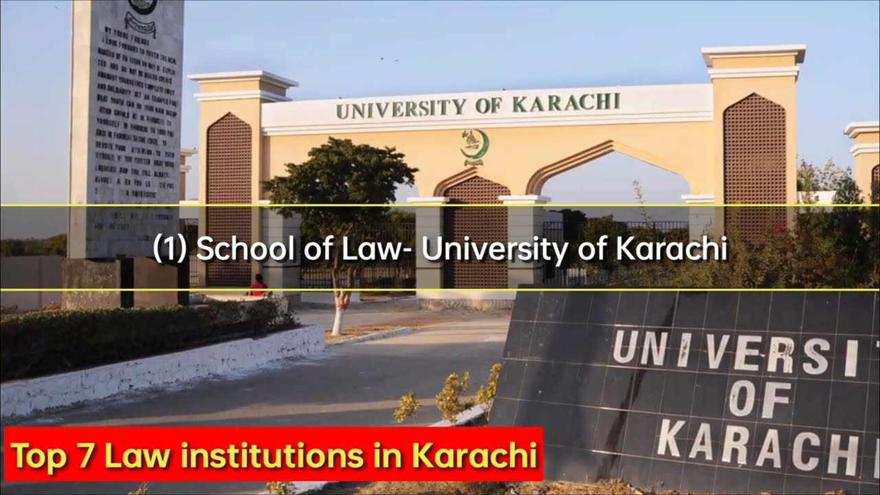 Top Law institutions in Karachi | law universities| law colleges admission 2023/2024