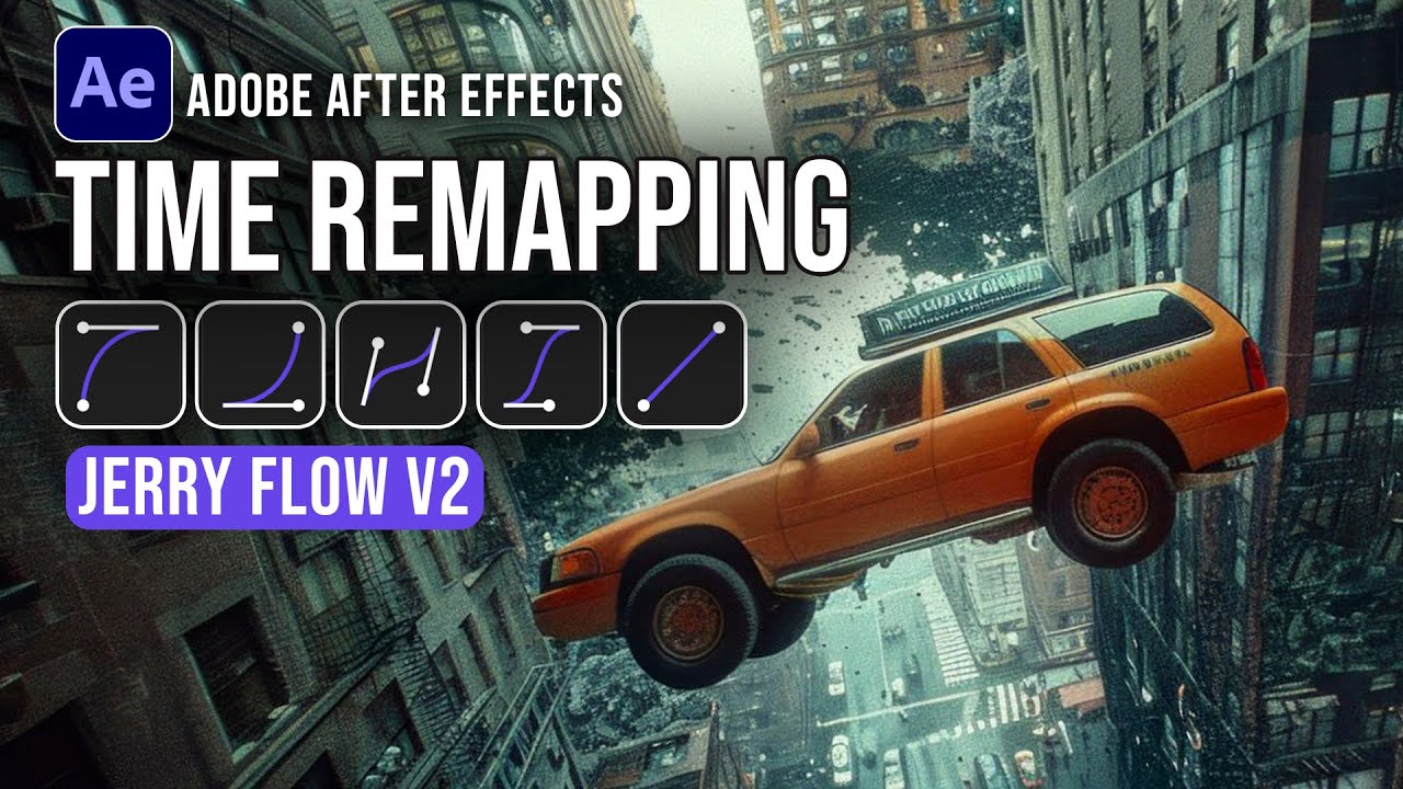 Time Remapping Curves in After Effects | Jerry Flow V2 | Aescripts